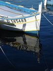 Boat and reflection, Calvi harbour