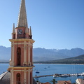 The church in Calvi as seen from the appartment balcony