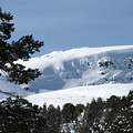 Blåfjellet sett frå parkeringsplassen på vegenden i Jardalen