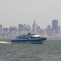 Bay cruiser in front of Fisherman's Wharf