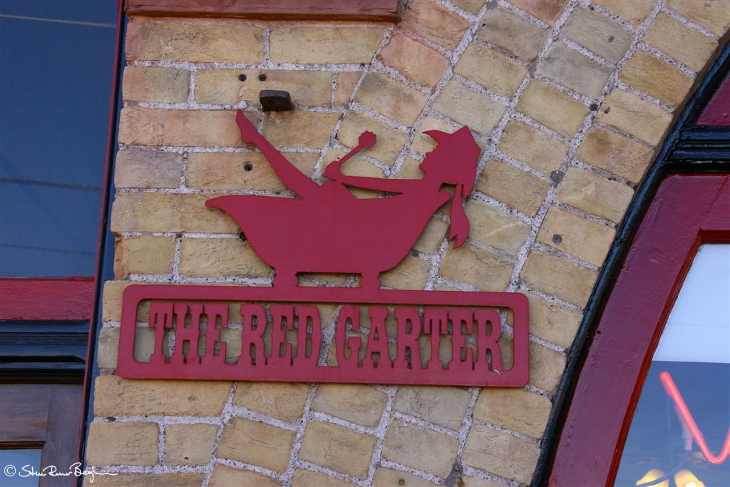 Red Garter sign