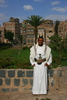 Yemeni in the old town of Sana'a