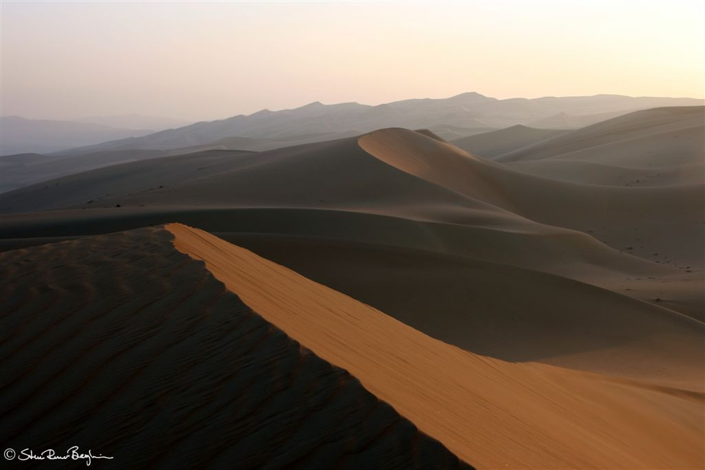 Sand dunes south of the Liwa Oasis in Abu Dhabi