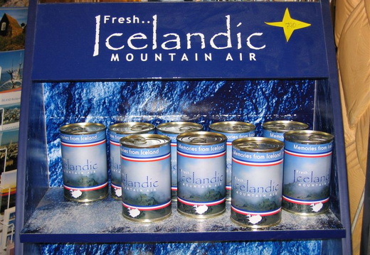 Fresh Icelandic mountain air (for sale)