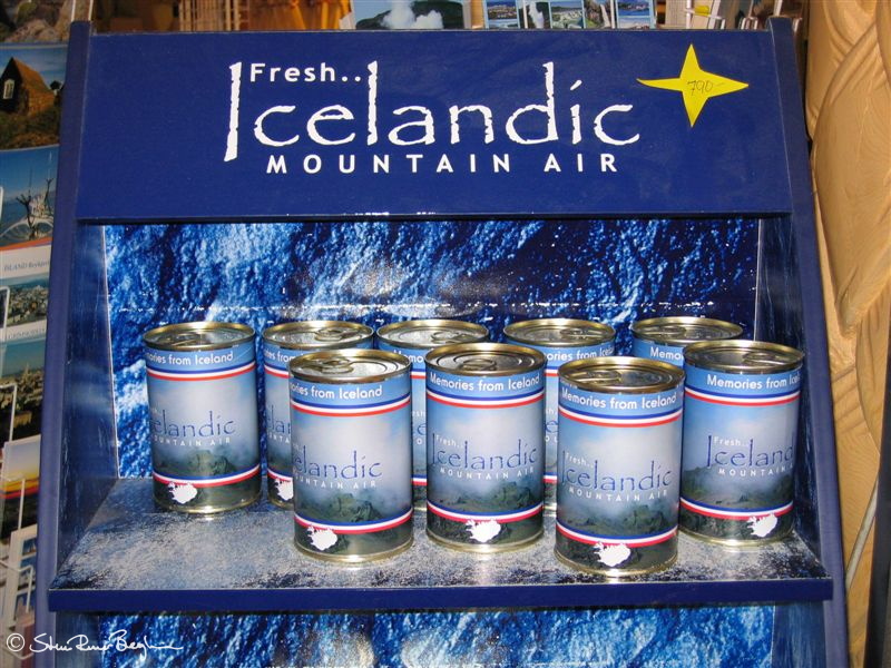 Fresh Icelandic mountain air (for sale)