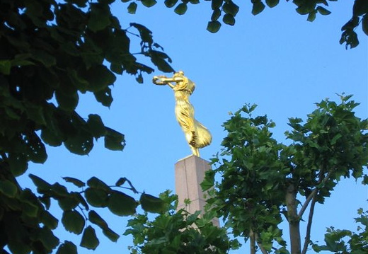 Golden statue