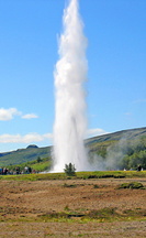 Strokkur erupts
