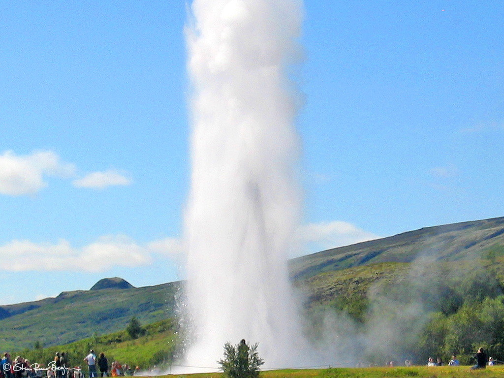 Strokkur erupts
