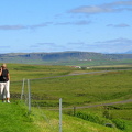 Long distance phone call from Skálholt, Ellen