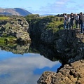 Avinet taking in the sights close to Þingvellir