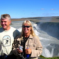 Ivar and Ellen in front of Gullfoss