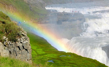 Rainbow in front of Gullfoss