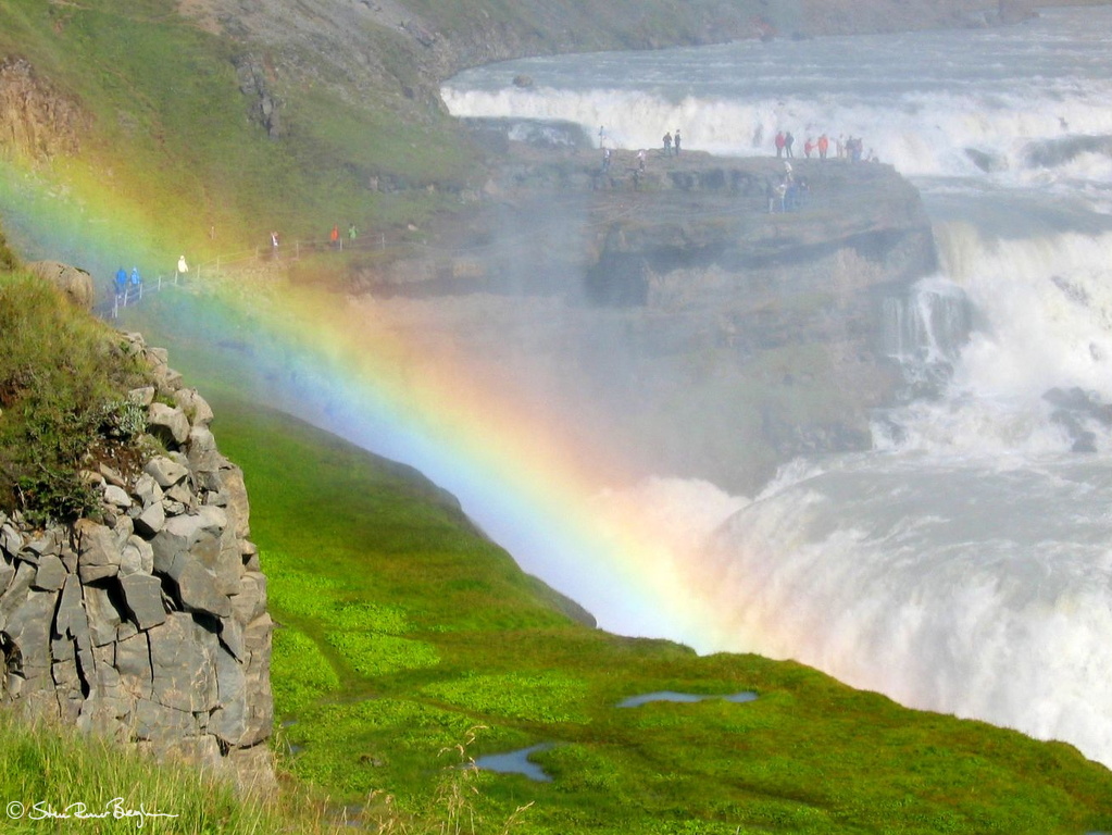 Rainbow in front of Gullfoss