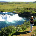 Ellen by minor waterfall