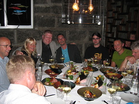 Dinner at Seafood Cellar in Reykjavik