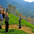 KNOT crowd gathered at Celje Castle
