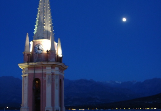 Moonlight over Calvi Bay