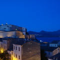 The Calvi Citadel at night