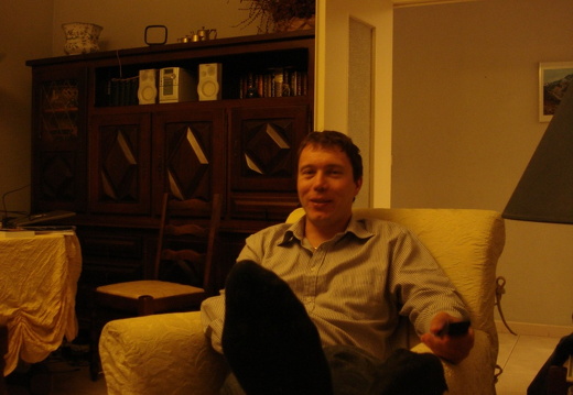 Øyvind having found the holiday spirit