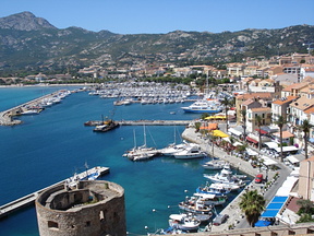 The harbour in Calvi