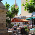 Place Marchall: The square just outside our appartment in Calvi