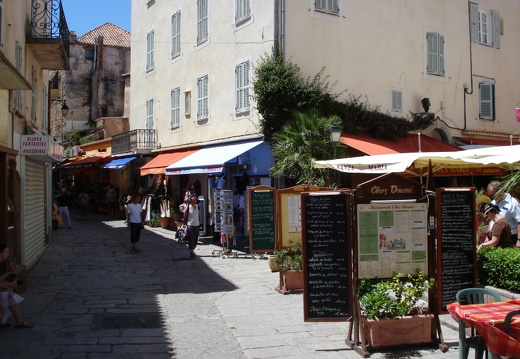 A street in Calvi centre