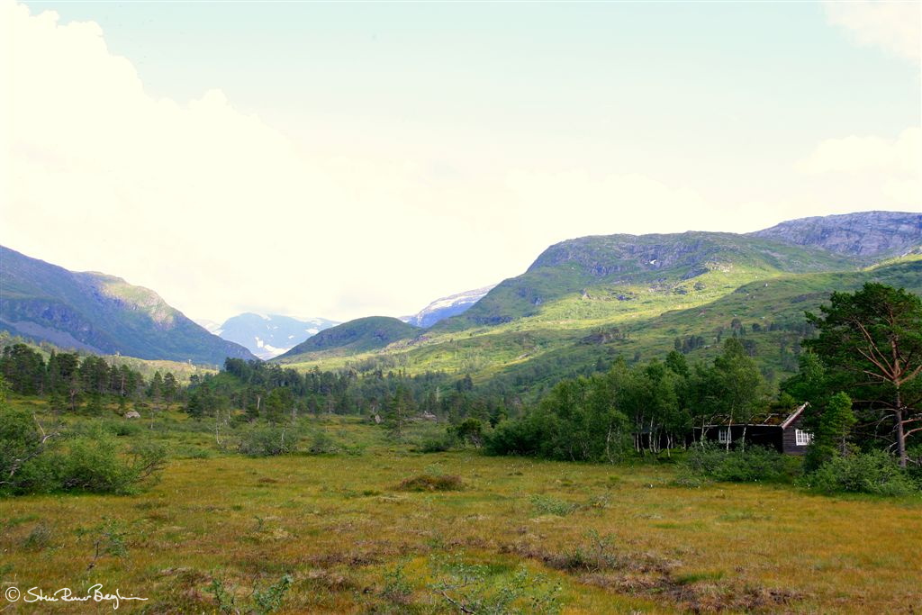 Hytta ved inste enden av Gjengedalsvatnet