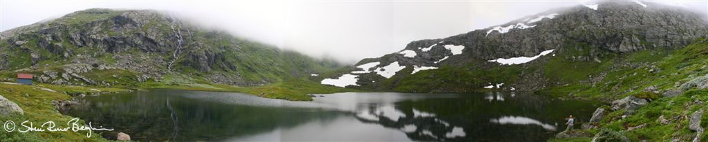 Panoramabilete over Inste Granekupvatnet