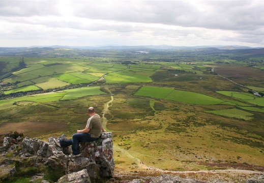 Idar ser utover Wicklow-heiane