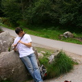 Fløytist ved Glendalough