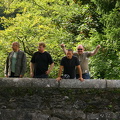 Line-up på brua ved Glendalough Hotel