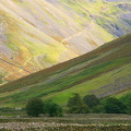 Rås opp frå dalbotnen, Scafell Pike, Lake District