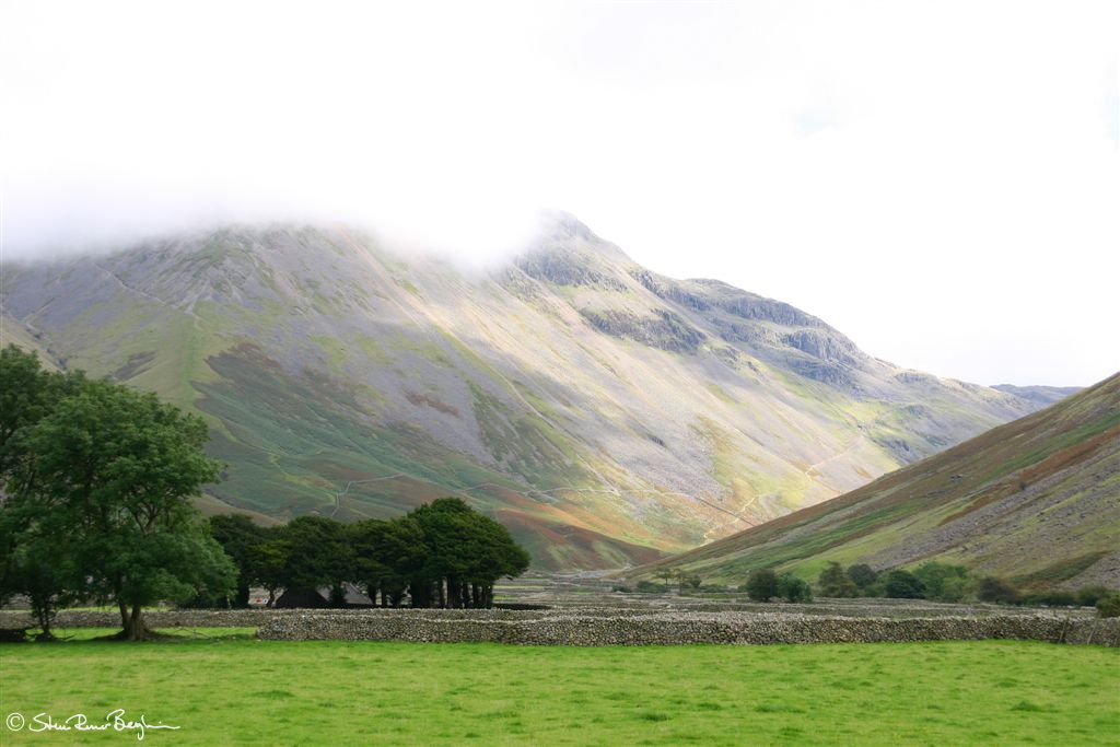 Wasdale, utgangspunkt for tur til Scafell Pike