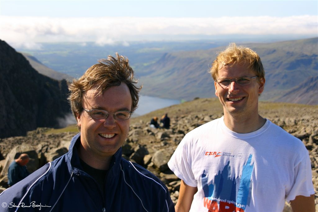 Håvard og Thomas på toppen