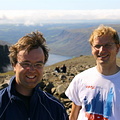 Håvard og Thomas på toppen