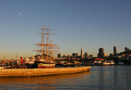 San Francisco view at sunset