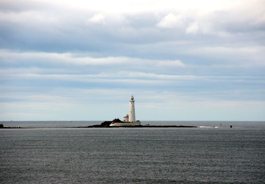 Fyrtårn ved Whitley Bay
