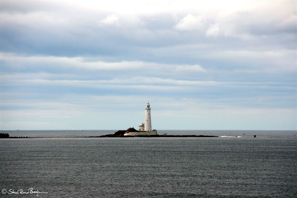 Fyrtårn ved Whitley Bay