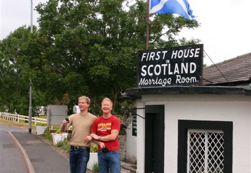 Gretna Green: Thomas og Atle kom ut av skåpa