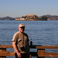 Idar in front of fames prison island Alcatraz