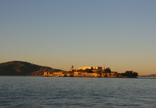Alcatraz at sunset