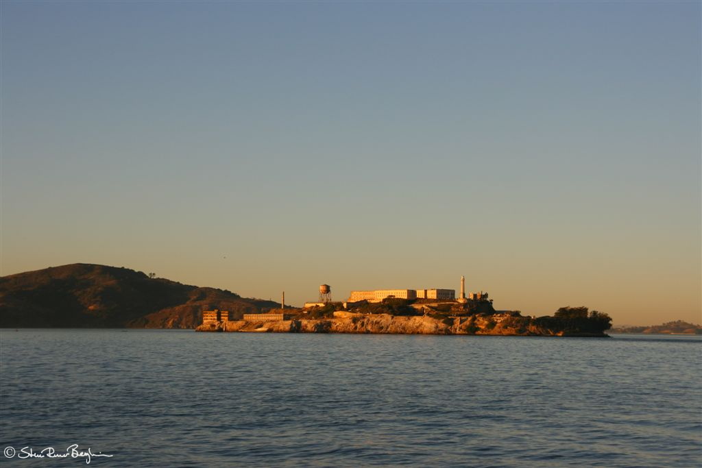Alcatraz at sunset