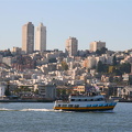 Bay cruiser at San Francisco ocean front