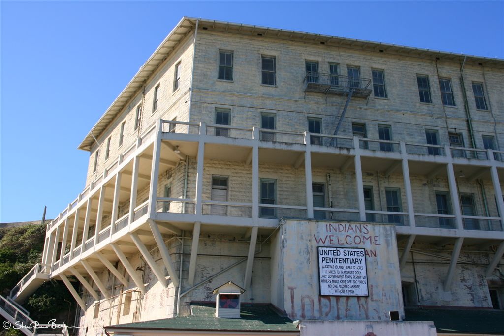 Alcatraz military barracks 