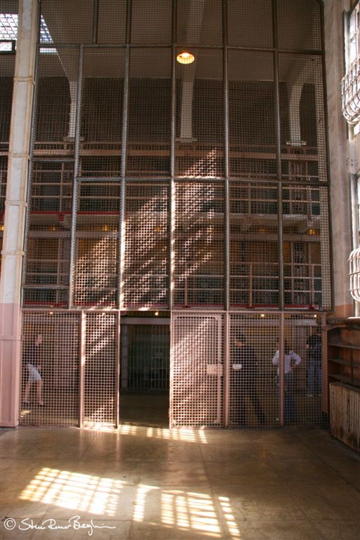 Prison library, fascinatingly enough without books