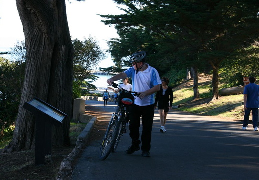 Idar on a small hill along the San Francisco oceanfront