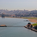ISan Francisco seen from south end of Golden Gate bridge