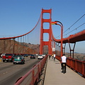Idar cycling on the bridge