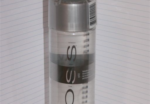 Norwegian water, Voss, in San Francisco hotel room 