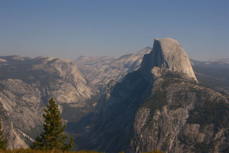 Half Dome seen from Glacier Point